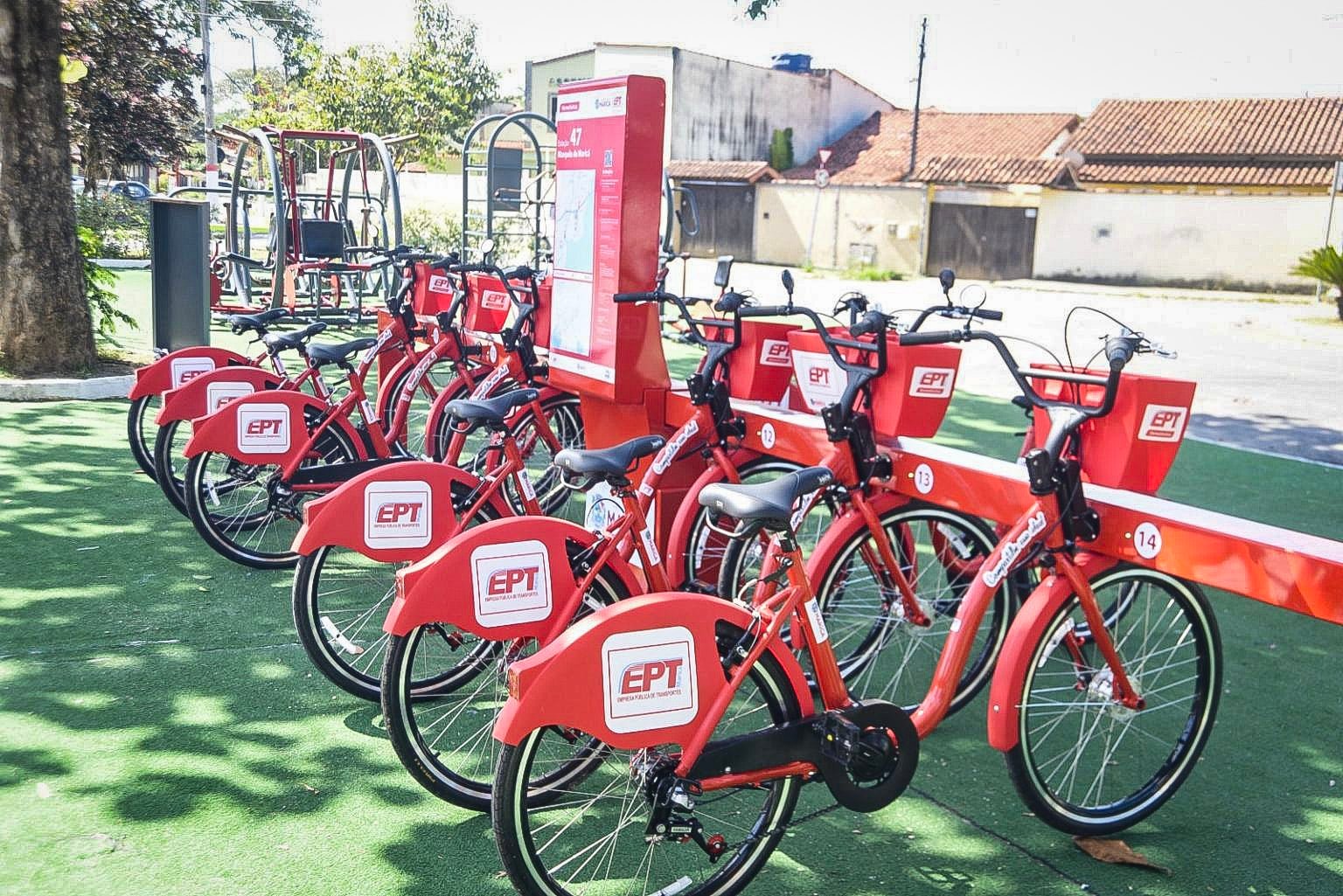 Maricá libera nova estação das bicicletas compartilhadas "vermelhinhas" 1 estacao vermelhinhas marques