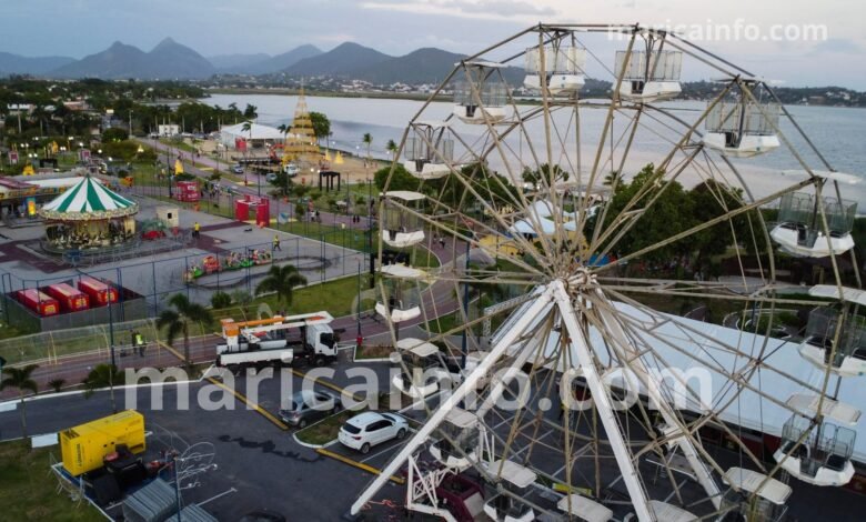Maricá: Brinquedos gratuitos do Natal Brasilidade reabrem nesta quinta-feira 8 roda gigante marica parque nanci maricainfo 2025