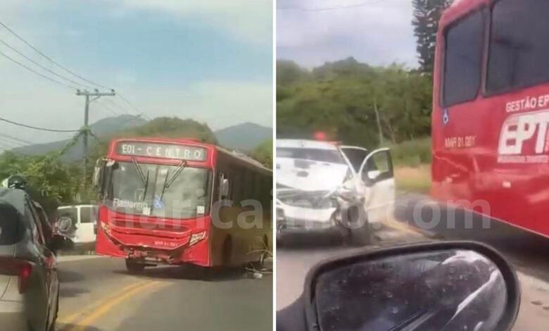 Maricá: RJ-106 é parcialmente interditada após acidente entre Bambuí e Ponta Negra 13 acidente entre Bambui e Ponta Negra