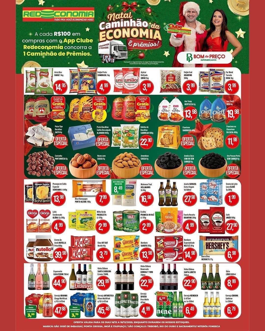 Maricá: Natal Caminhão da Economia chega ao Redeconomia Bom de Preço com encarte especial; confira as ofertas! 10 natalredecom1