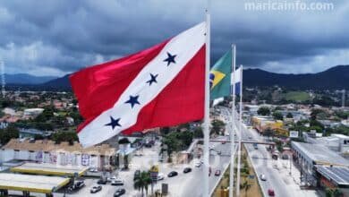 bandeira marica 2026 nublado chuva