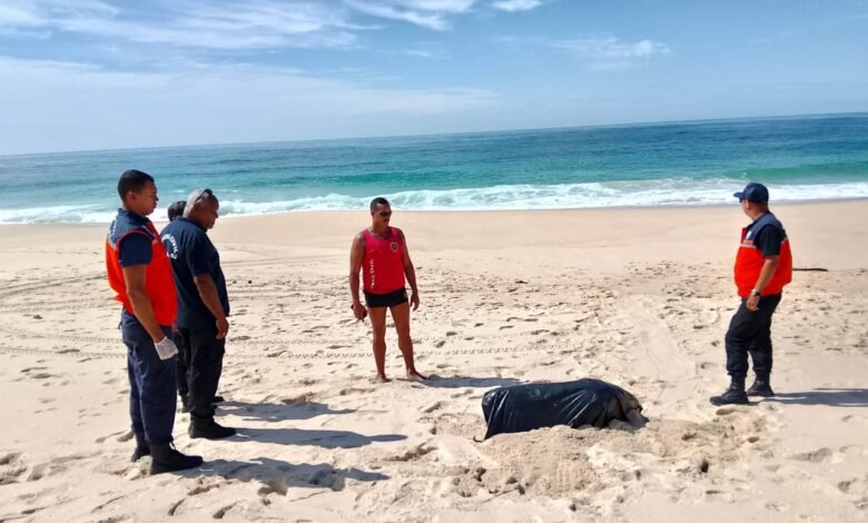 Corpo é encontrado em praia de Maricá (RJ) 8 corpo barra de marica
