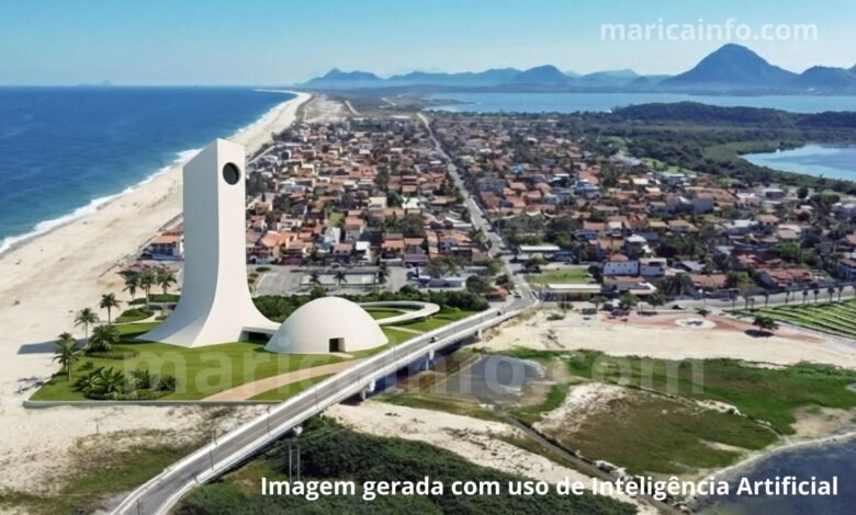 Prefeito anuncia projeto do hotel “N13 – Niemeyer 13” na Barra de Maricá 9 imagem destaque n13 gerada por ia maricainfo