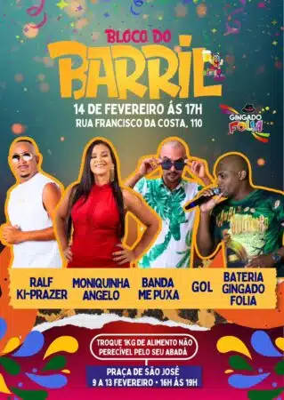 Maricá: Diversão com solidariedade marca os blocos de Carnaval de São José do Imbassaí; entenda 9 Bloco do Barril