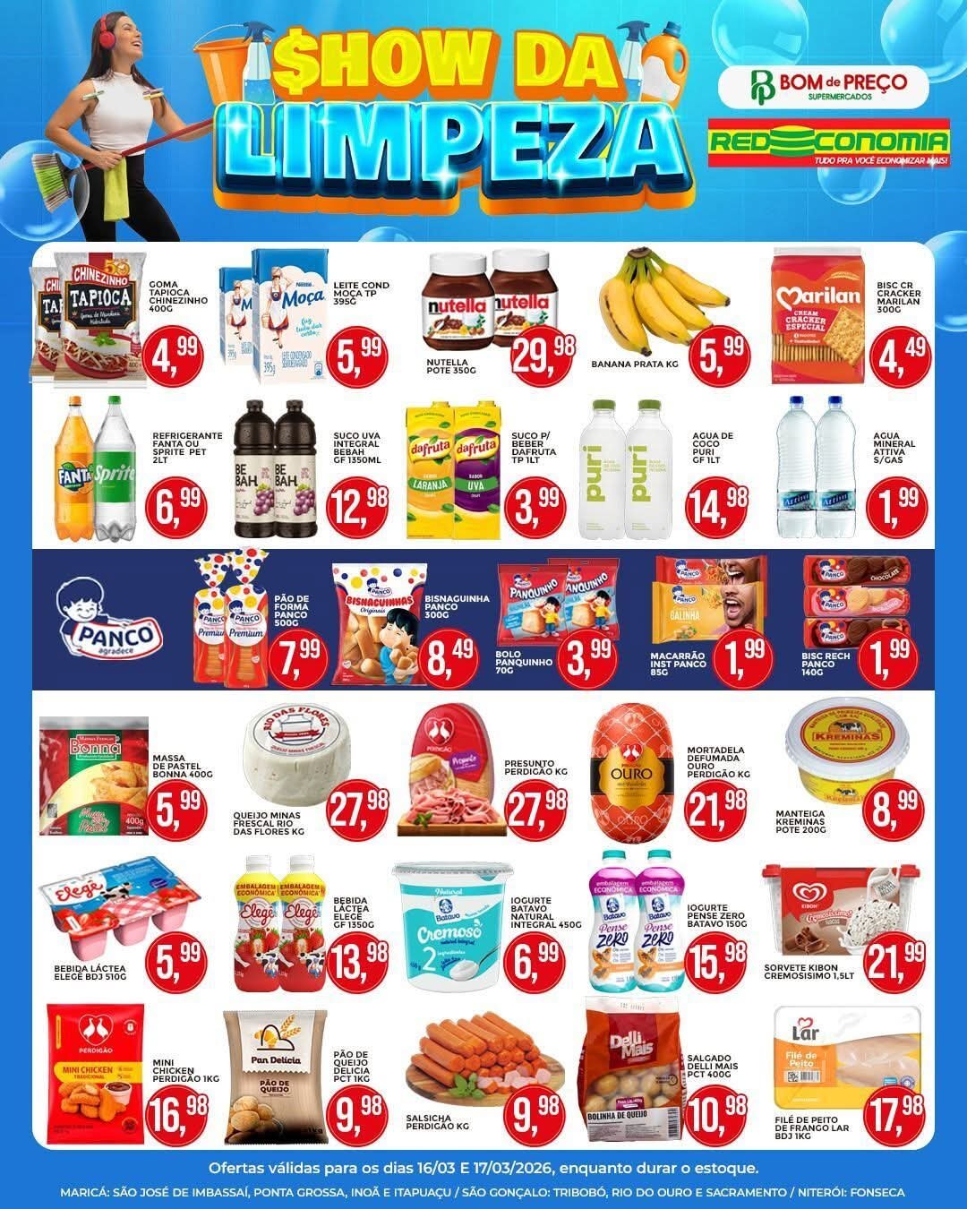 Redeconomia Bom de Preço promove Show da Limpeza com variedade e economia para os clientes; confira as ofertas! 9 show da limpeza redeconomia bom de preco