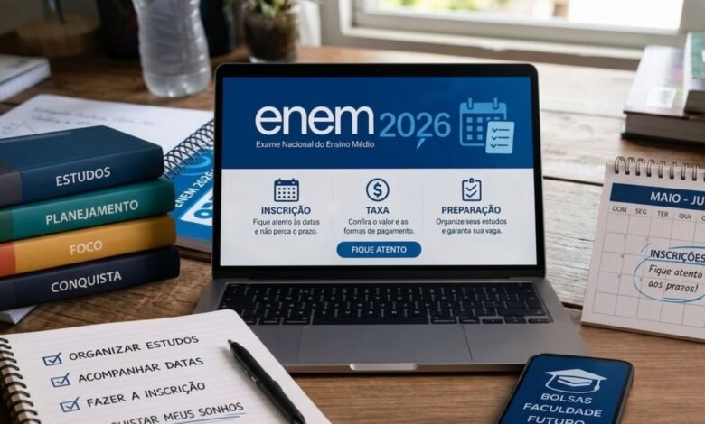 Enem 2026: MEC amplia prazo de isenção e justificativa de ausência 8 enem 2026 br