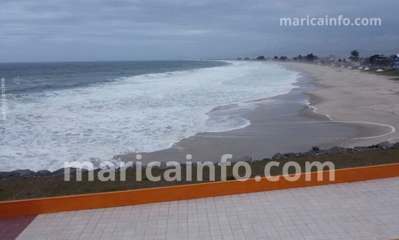 Ondas grandes chegam a Maricá e exigem atenção redobrada nas praias; confira! 17 ondas marica pn 10 04 26