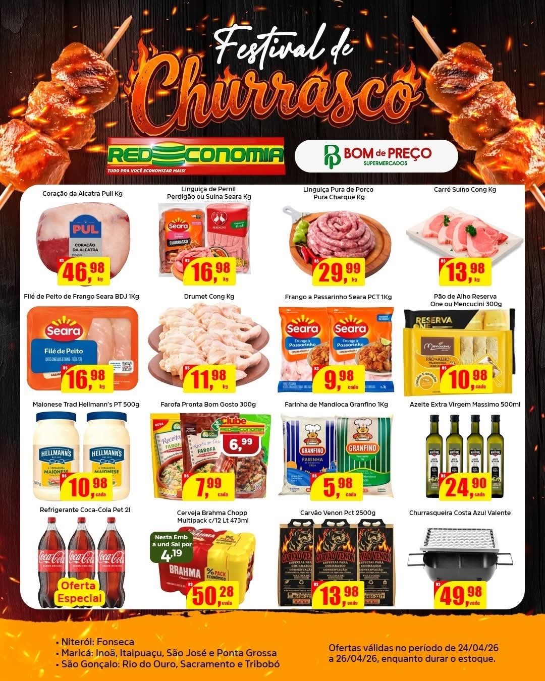 Festival de Churrasco: Redeconomia reúne variedade e economia para quem quer fazer um churrasco completo; confira as ofertas! 11 publredecom