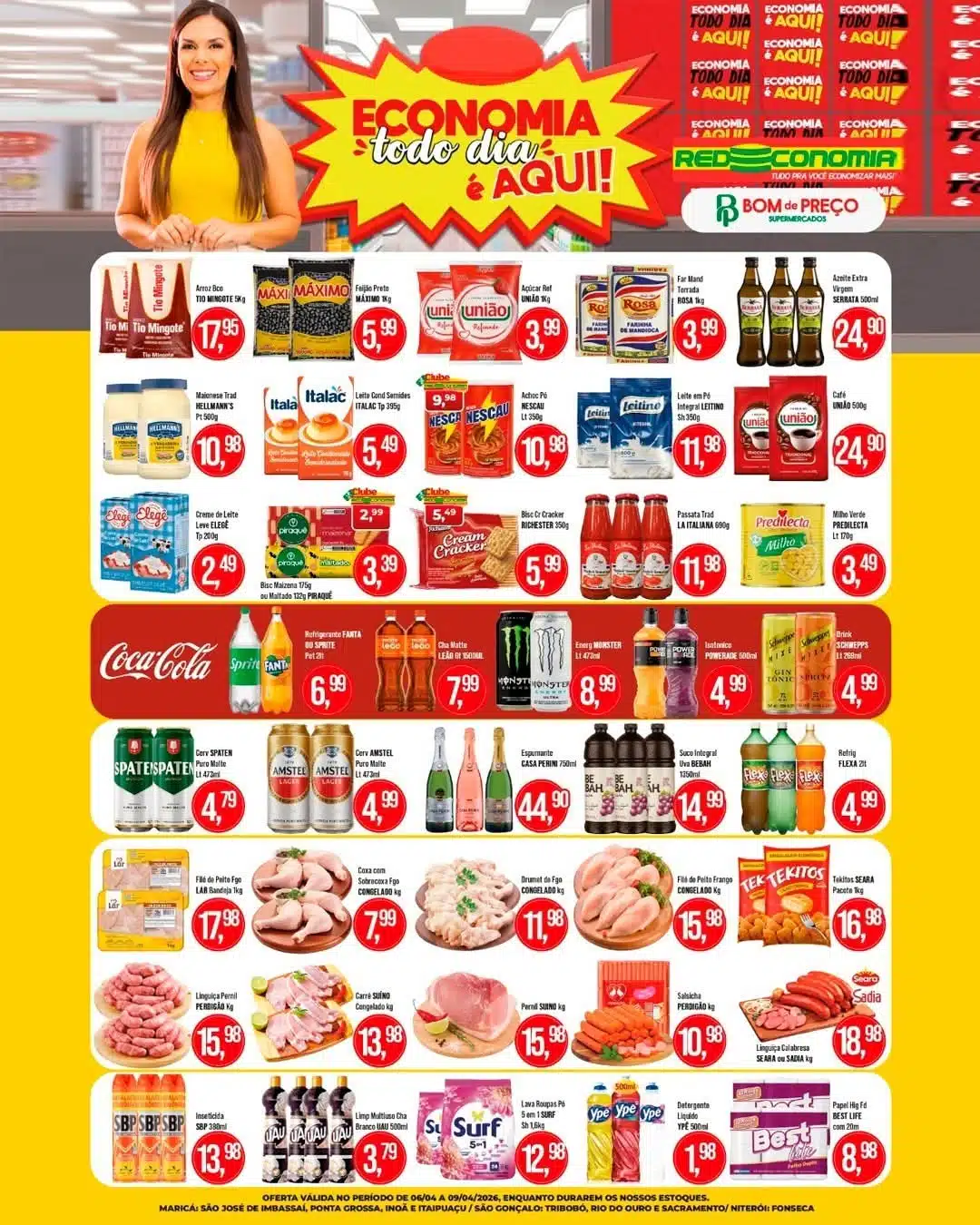 Economia todo dia: Redeconomia Bom de Preço aposta em variedade e preço baixo, confira as ofertas! 8 redeconomia1