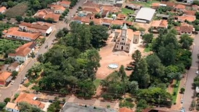 Vista aerea de Gaviao Peixoto SP