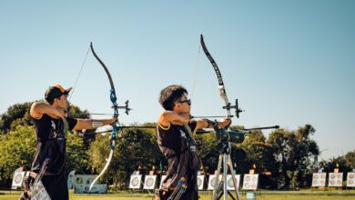 esporte com arco e flecha marica