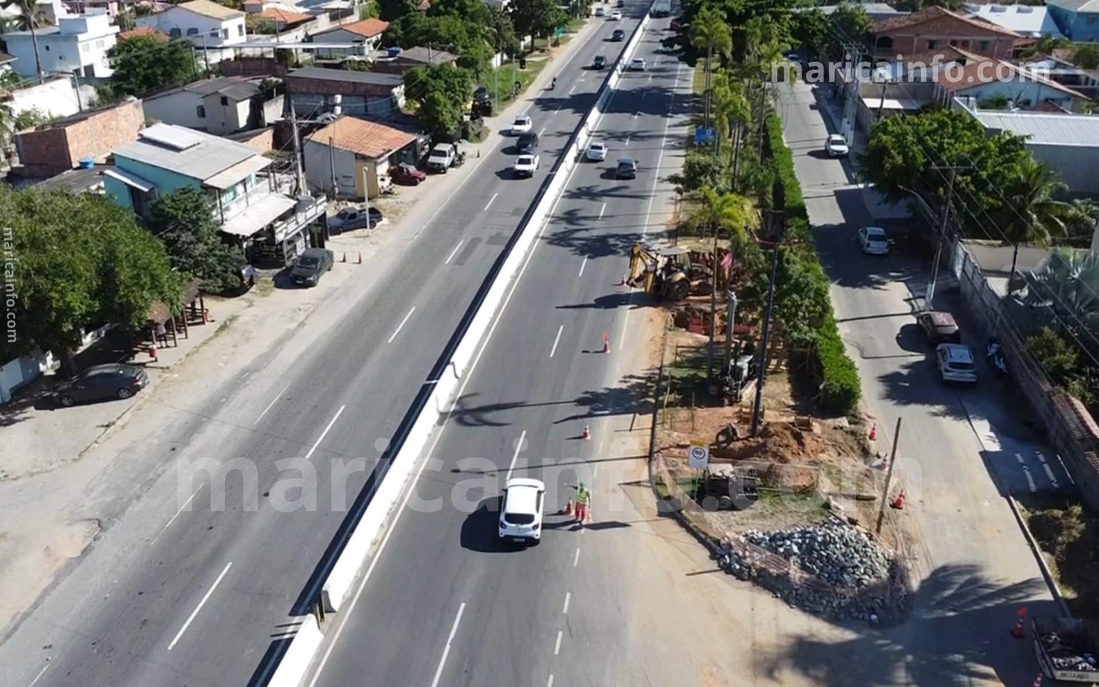 Começam as obras de passarela na Rodovia Amaral Peixoto em Maricá; veja detalhes 1 obra passarela rj106 km 23 ponta grossa raphaville