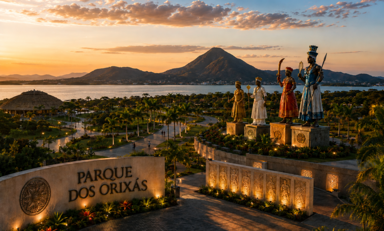 Maricá prepara Parque dos Orixás e adquire terrenos no 2º distrito através da Codemar; entenda! 22 Imagem ilustrativa gerada por IA do Parque dos Orixas