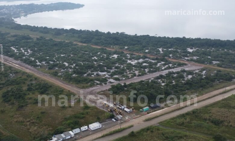 Justiça nega pedido do MP e mantém obras de infraestrutura de MARAEY em Maricá 10 canteiro de obras Restinga de Marica 2026 marica info foto joao henrique
