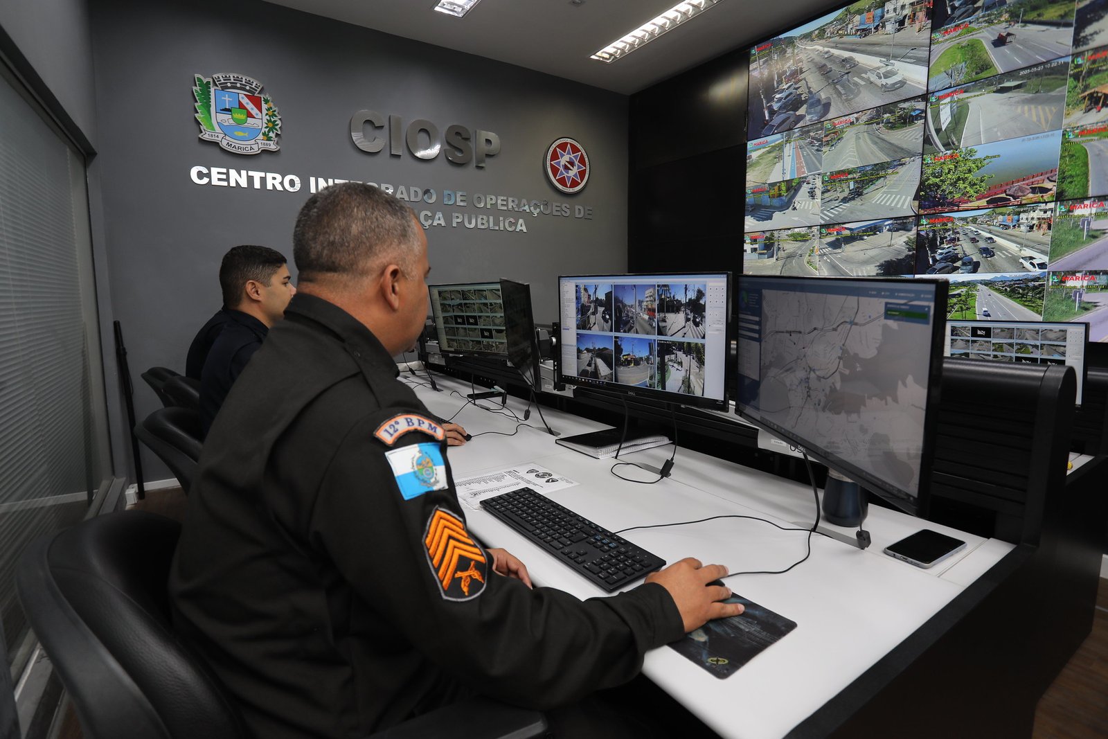 Moto usada em roubos é identificada por câmeras de segurança em Maricá 1 ciosp monitoramento cameras marica