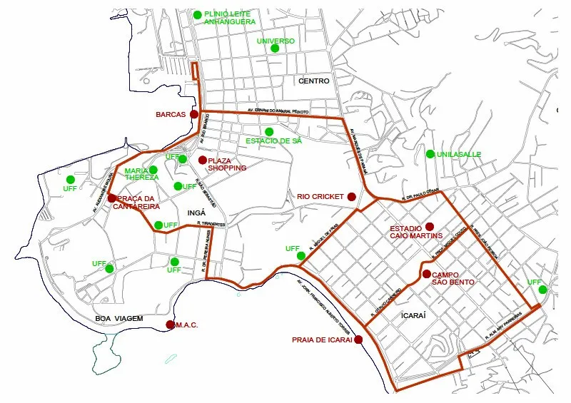 Niterói ganha ciclovias temporárias 8 Confira o trajeto em que terá a ciclovia provisória.