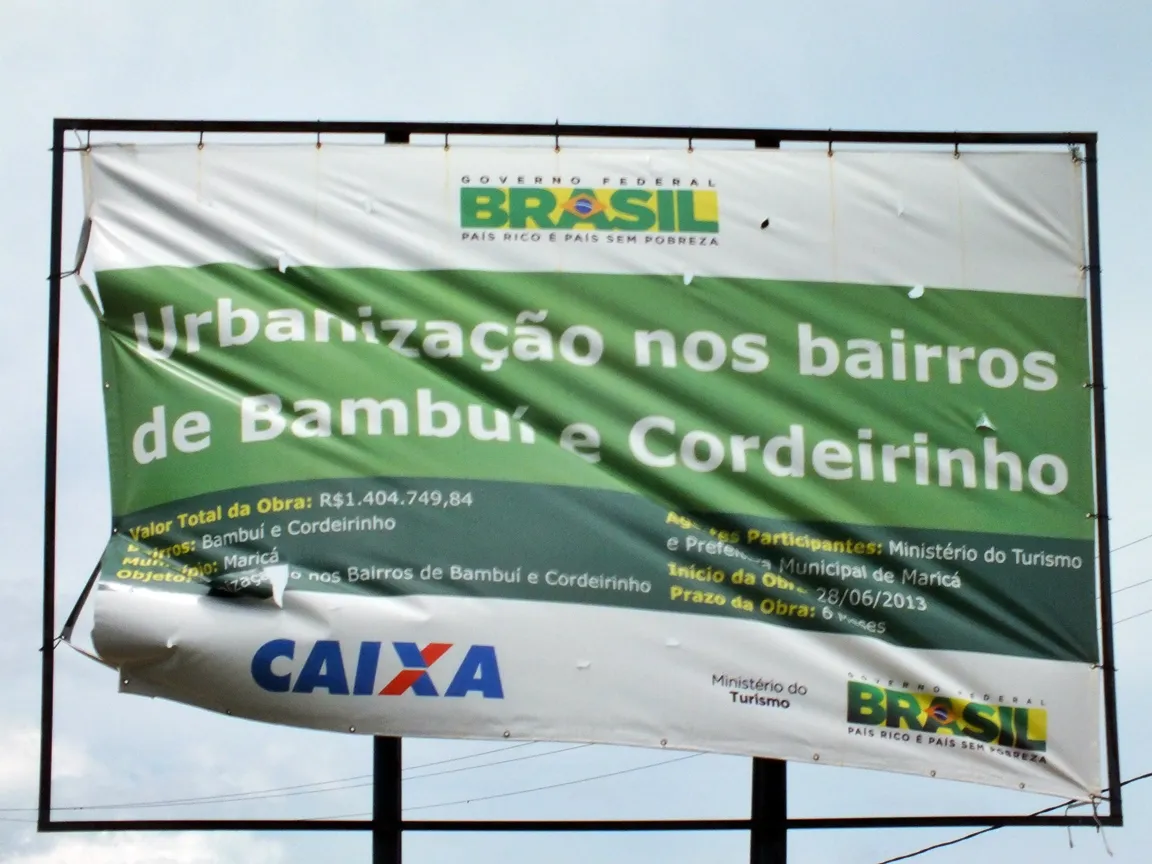 Governo Federal investe mais de R$1,4 milhão na urbanização de Cordeirinho e Bambuí 10 Verba é proveniente da Caixa Federal através do Ministério do Turismo. (Foto: João Henrique | Maricá Info)