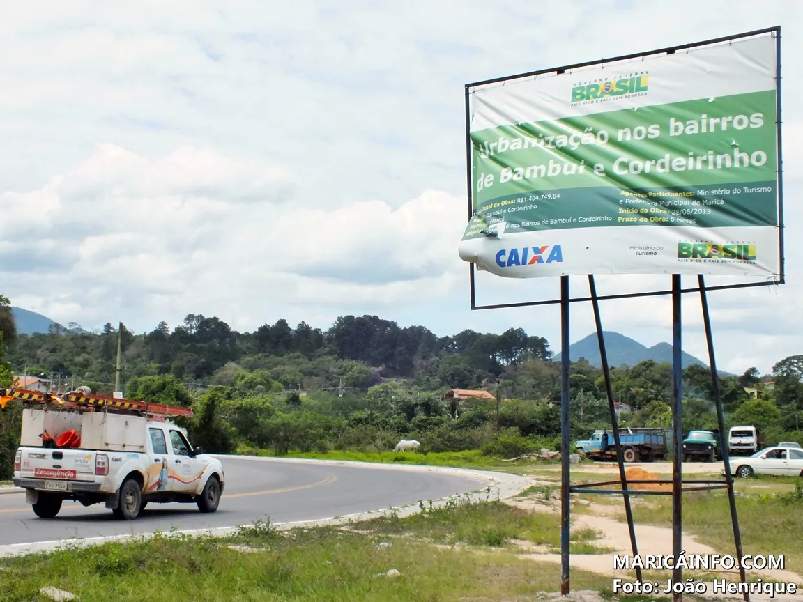 Governo Federal investe mais de R$1,4 milhão na urbanização de Cordeirinho e Bambuí 9 Governo Federal investe mais de R$1,4 milhão na urbanização de Cordeirinho e Bambuí. (Foto: João Henrique | Maricá Info)