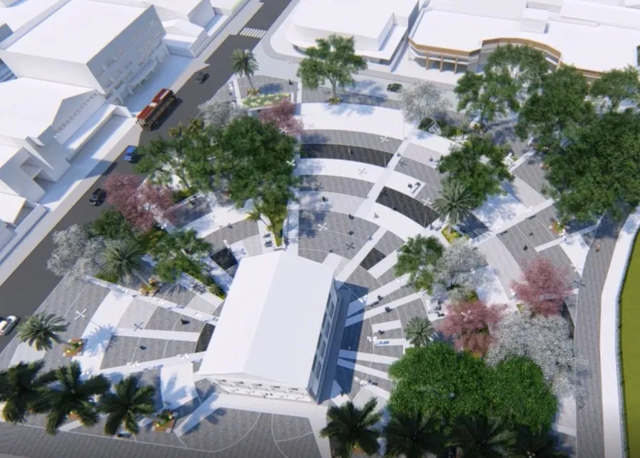Maricá: Obras na praça central devem ser entregues em Agosto 9 praça central