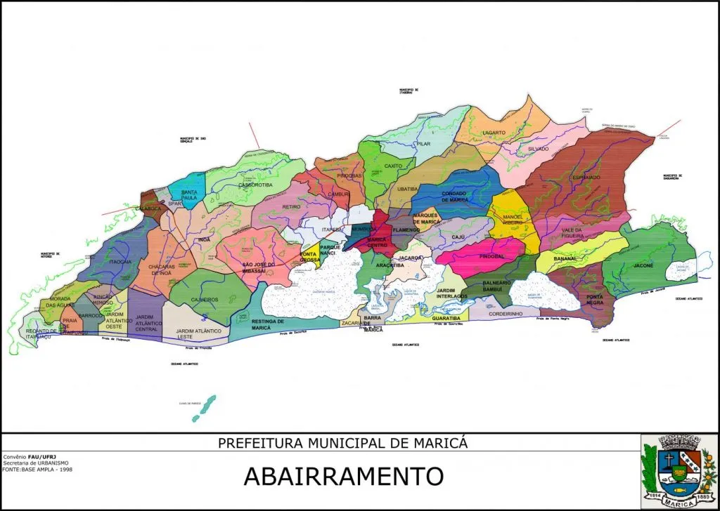 Mapa de Maricá (RJ) 8 MAPA DE MARICA RJ