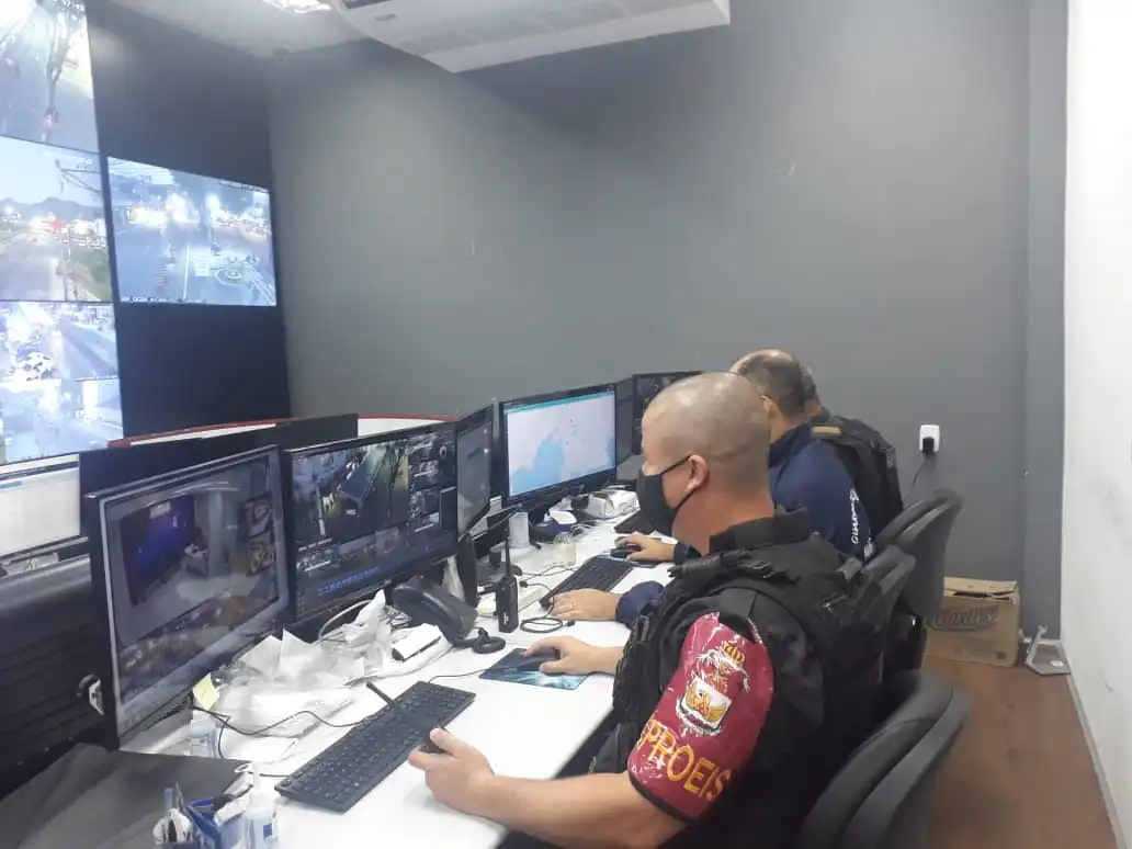 Maricá divulga dados com queda da criminalidade 5 central de segurança