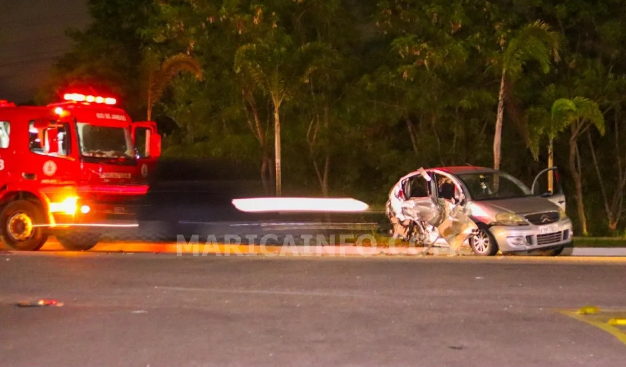 Maricá: Quatro feridos em acidente com capotamento na RJ-106 7 acidente rj106 parquenanci