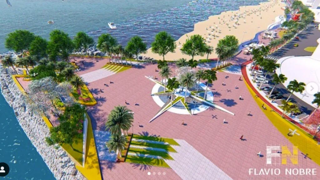 Maricá: Prefeito quer inaugurar nova orla de Ponta Negra no aniversário da cidade 10 Ponta Negra Nova Orla Projeto
