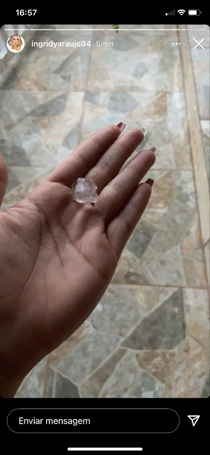 Maricá (RJ) registra chuva de granizo 5 granizo marica