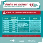 Maricá: Prefeitura atualiza calendário de vacinação 13 sem comorbidades1