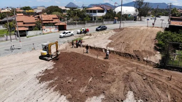 Maricá: Somar inicia construção de 'anfiteatro natural' na Lagoa da Barra 10 obra anfiteatro barra