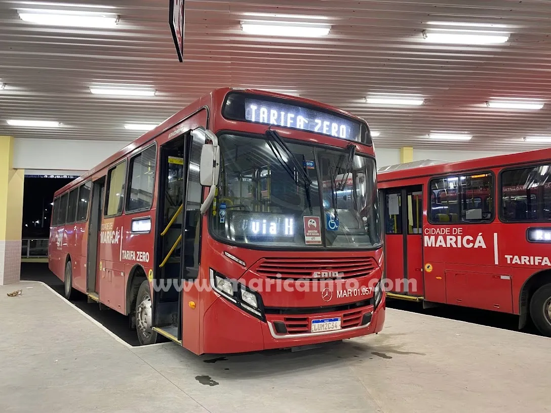 Maricá: Itaipuaçu ganha mais uma linha de ônibus 7 tarifa zero marica ept vermelhinho onibus