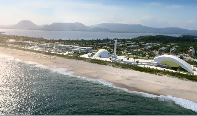 STJ paralisa novamente julgamento sobre resort de luxo em área de proteção ambiental em Maricá 7 oceanario maraey projetado por niemeyer