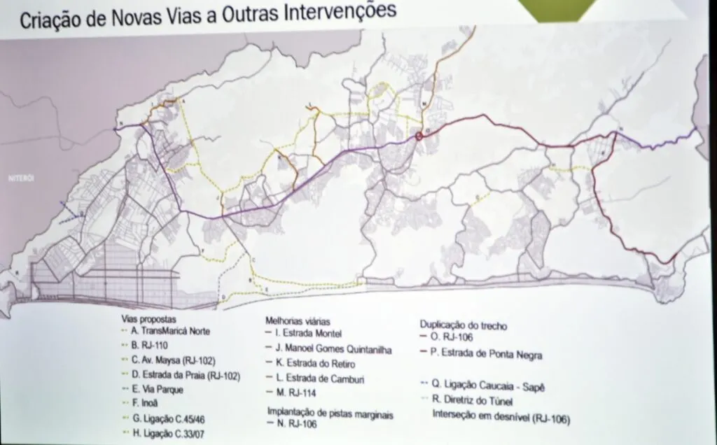 Maricá: Criação de linhas circulares e perimetrais são propostas do plano de mobilidade 9 novas vias plano de mobilidade marica