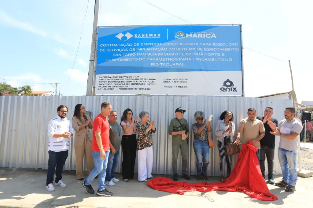 Companhia de saneamento de Maricá lança obras de tratamento de esgoto em Inoã 9 lancamento obras saneamento inoa
