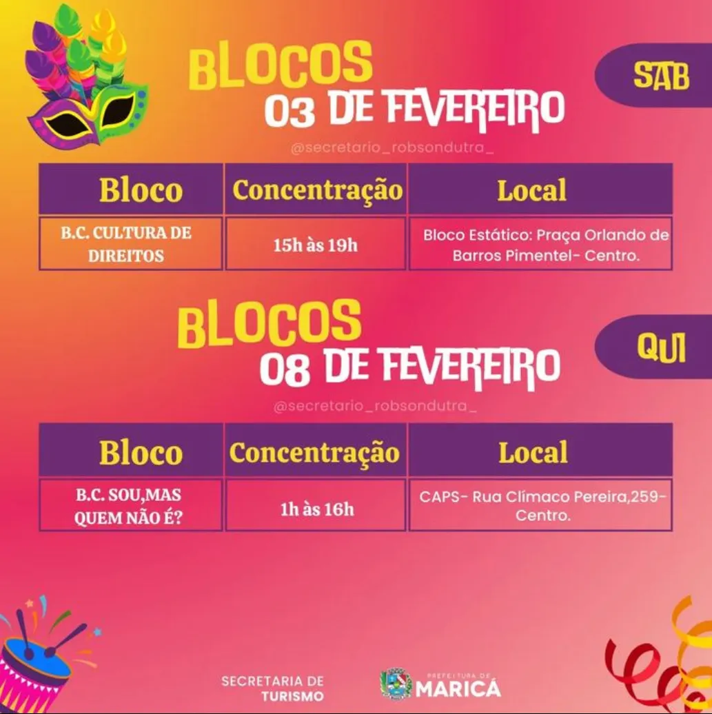 Confira a programação dos Blocos para o Carnaval 2024 em Maricá 11 IMG 1518