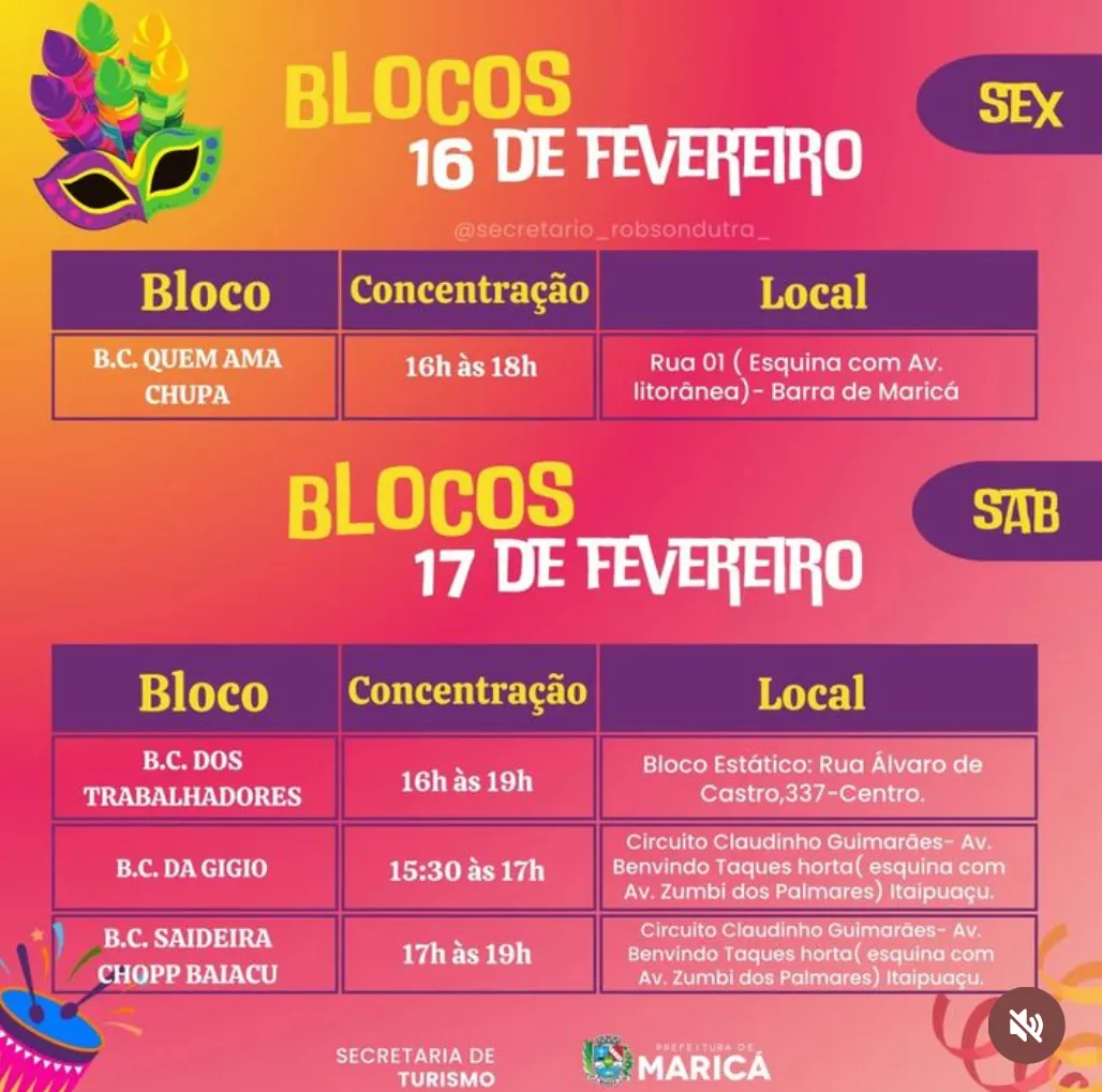 Confira a programação dos Blocos para o Carnaval 2024 em Maricá 26 IMG 1532
