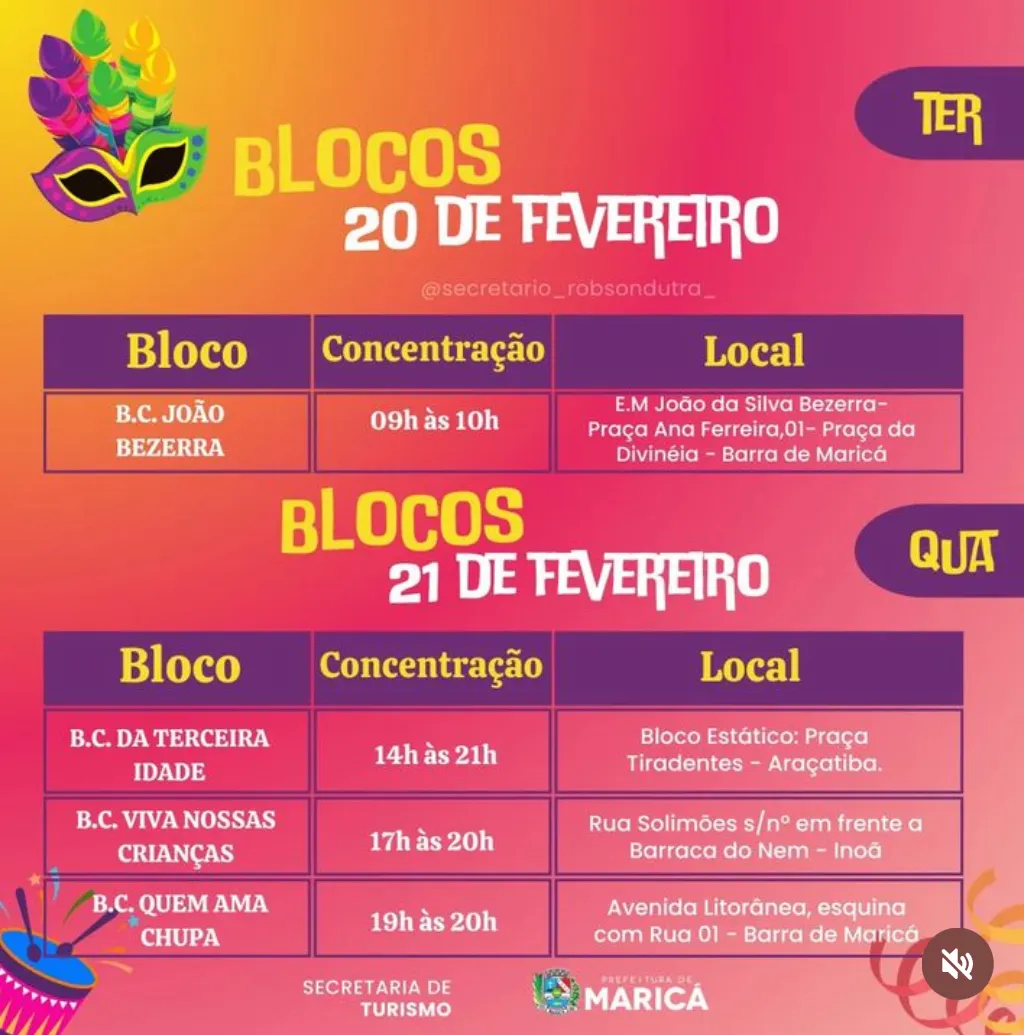 Confira a programação dos Blocos para o Carnaval 2024 em Maricá 27 IMG 1534