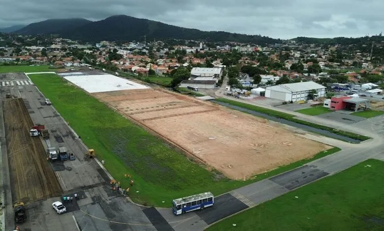 Em obras, aeroporto de Maricá deverá ter sua capacidade ampliada em 2024 10 obra aeroporto marica