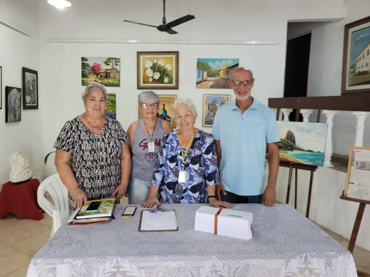 Grupo de Artistas de Maricá recebe nova diretoria 9 Parte da Nova Diretoria