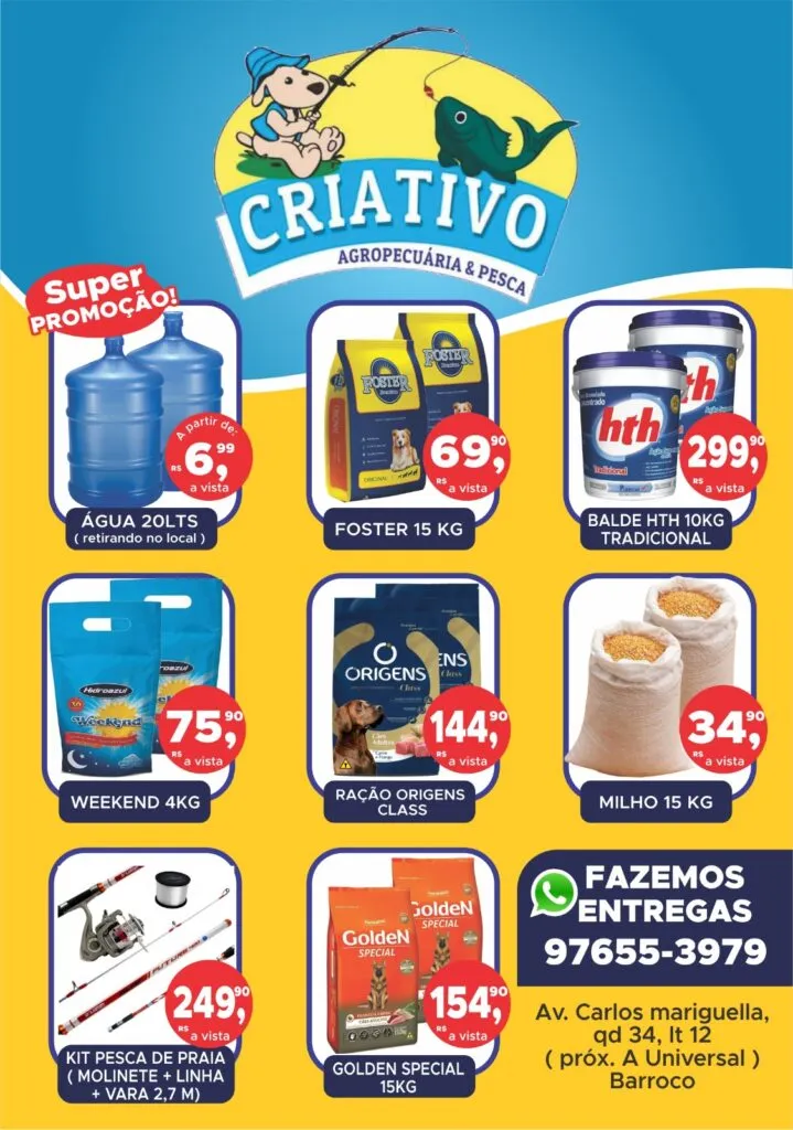 Itaipuaçu: Inaugurada nova loja agropecuária, a Criativo Agro & Pesca 15 cria4