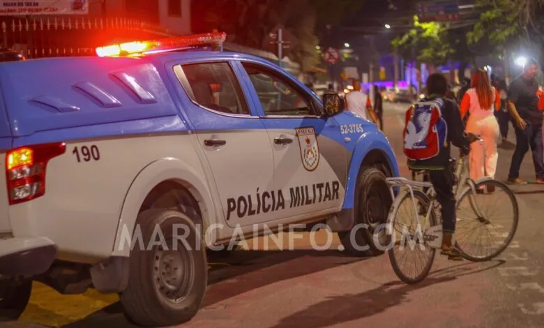 Governo do Rio autoriza mais três batalhões da PM; nenhum será para Maricá 7 viatura pm centro marica noite
