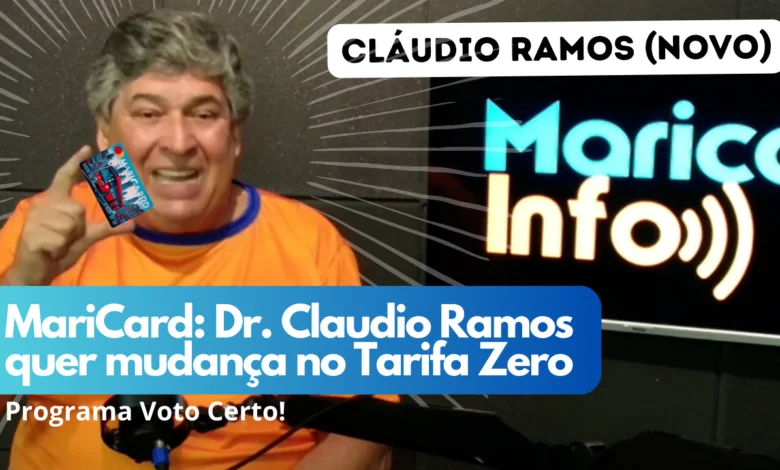 MariCard: Dr. Claudio Ramos (Novo) propõe mudança no modal tarifa zero em Maricá, entenda!I 7 claudio ramos maricard