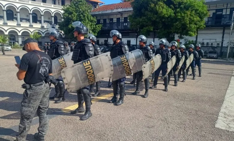 Maricá: Agentes da Guarda Municipal passam por treinamento no Batalhão de Choque da PM 6 gm treinamento choque 1