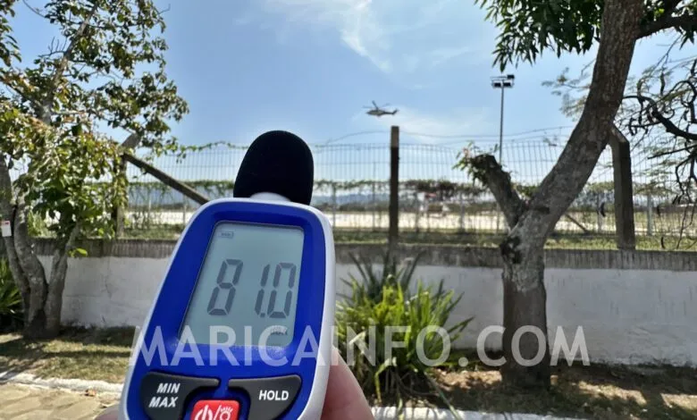 Maricá: Som perturbador de helicópteros tira o sossego de moradores na região central; Anac cobra explicações 9 Aeroporto Marica Ruido