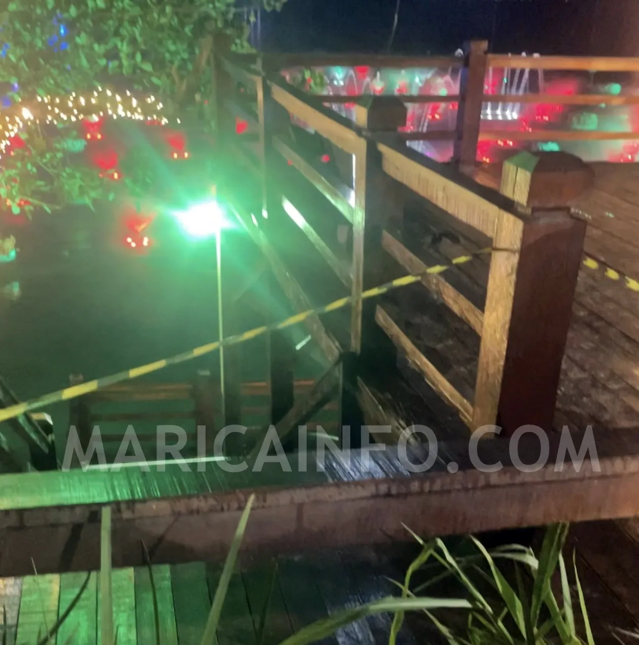 Maricá: Com deck interditado, atração do Natal Iluminado continua acontecendo 8 deck interditado