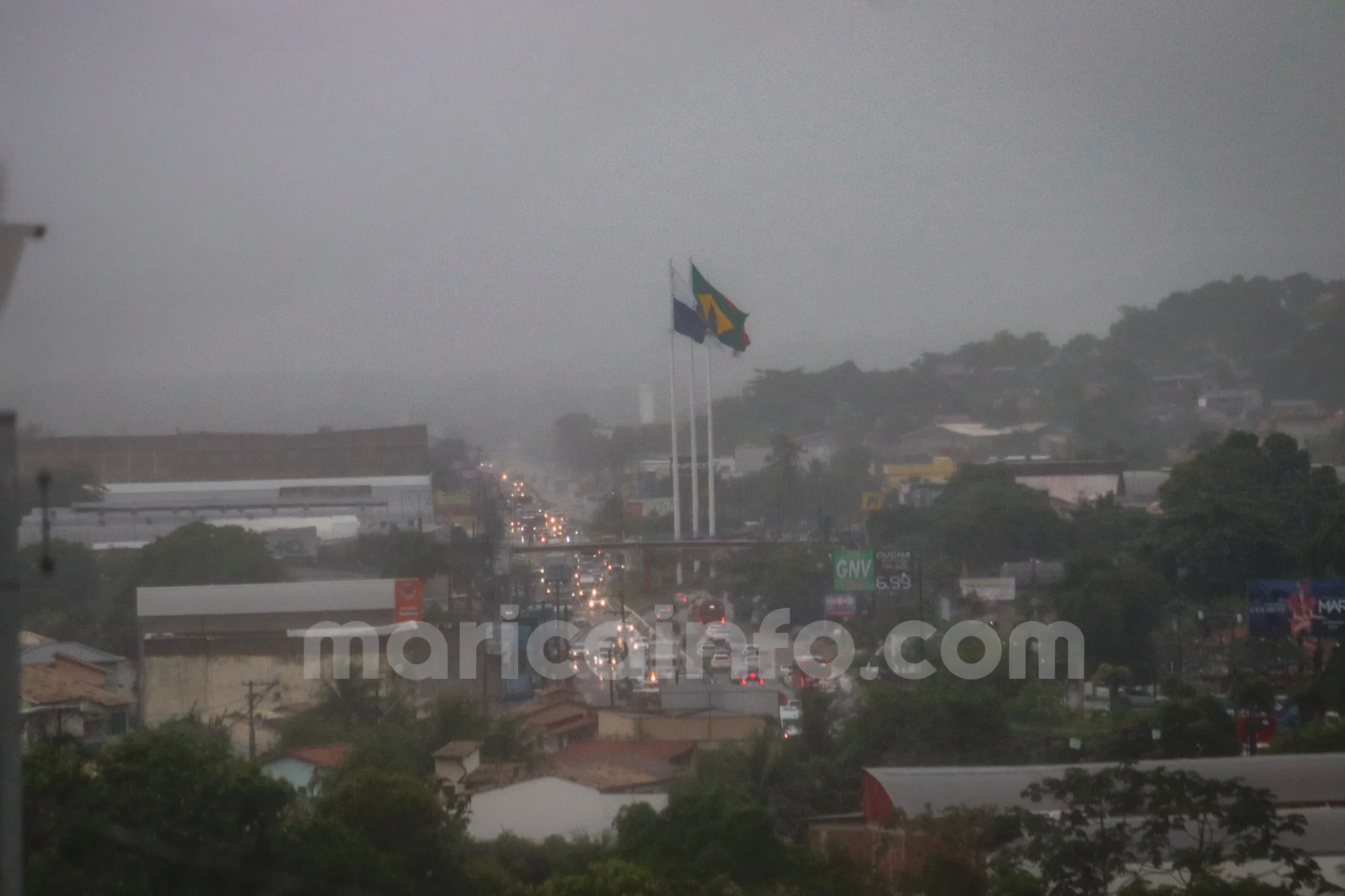 Veja quanto choveu em cada distrito de Maricá nas últimas 24 horas 1 tempo chuva marica 2024 chuvoso nuvem bandeiras