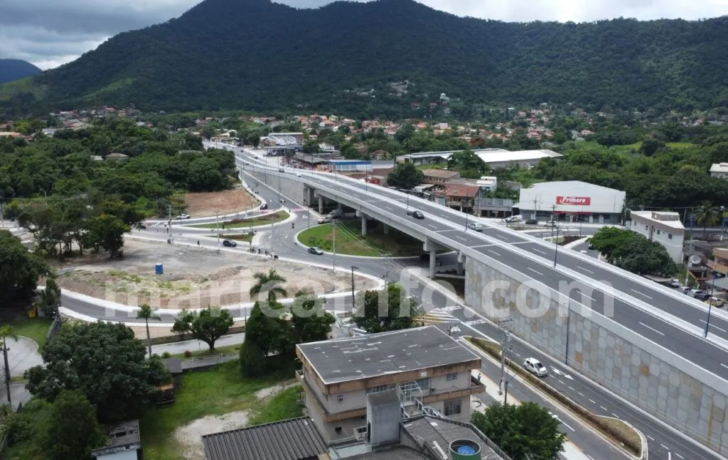 Maricá: Prefeito Fabiano Horta inaugura viaduto Leonel Brizola, o viaduto do Flamengo 9 viaduto elevado flamengo marica leonel brizola
