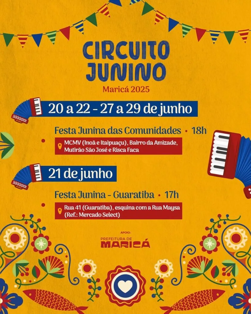 Temporada de festas juninas começa nesta sexta (13) em Maricá 7 jun4