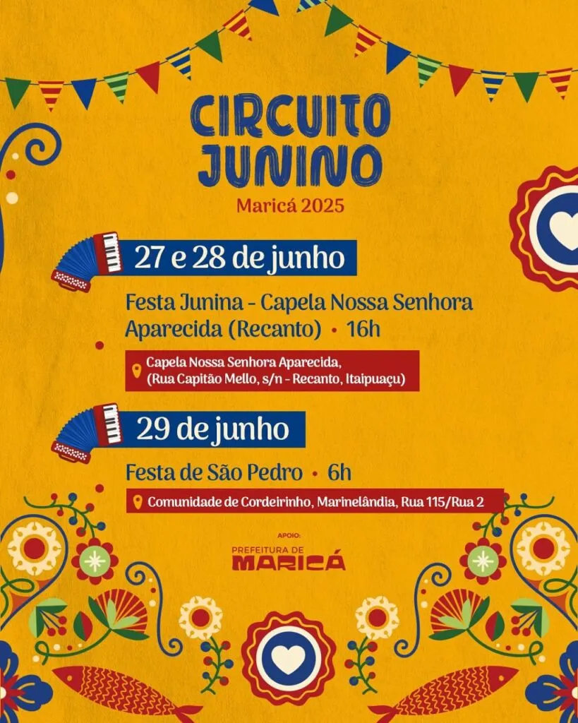 Temporada de festas juninas começa nesta sexta (13) em Maricá 9 jun6