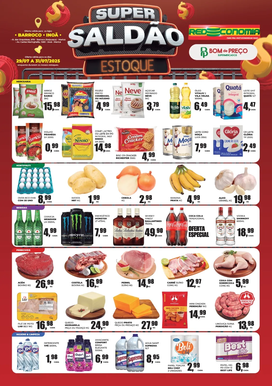 Maricá: Redeconomia faz Super Saldão de estoque com ofertas imperdíveis até 31 de julho; confira! 9 cdcfd18d 9148 4e7d b240 42a971cc754b